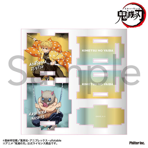 『鬼滅の刃』アクリル小物入れ 我妻善逸&嘴平伊之助